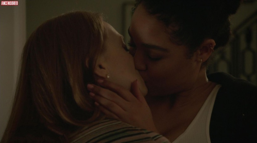 Alex PaxtonBeesley in a short skirt breasts