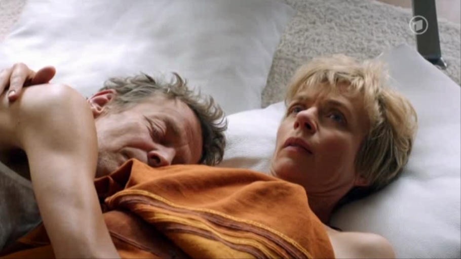 Anna Stieblich in a short skirt breasts