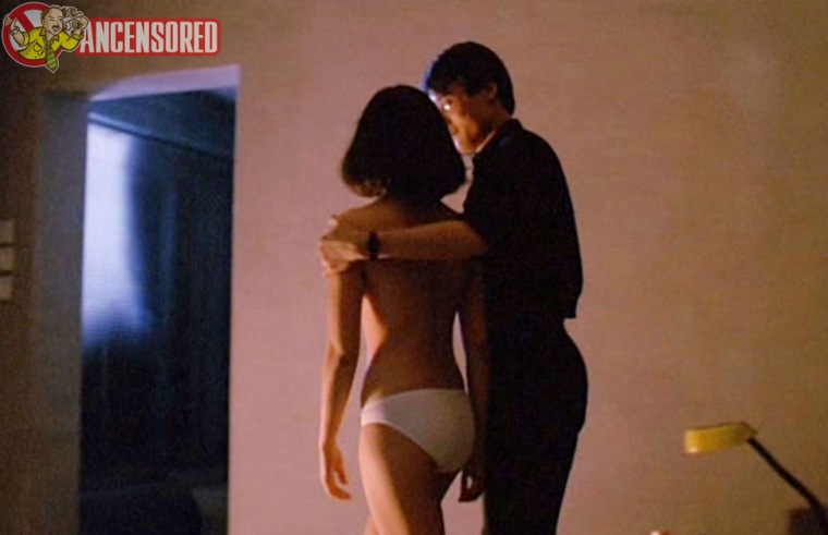 Cherie Chung in a skirt