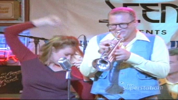 Christa Miller in a short skirt breasts 35