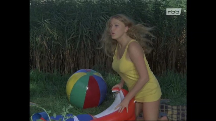 Christine Harbort in lingerie