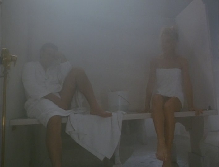 Cindy Ambuehl in a skirt