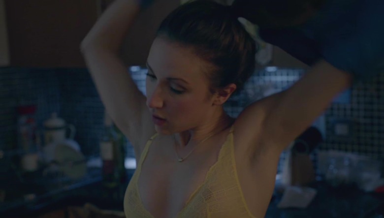 Esther Smith buttocks are visible Esther Smith buttocks are visible