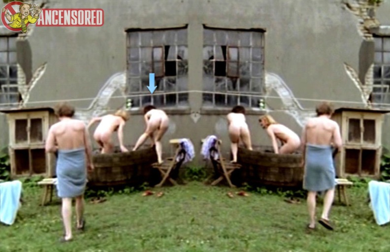 Eva Kryll in a skirt