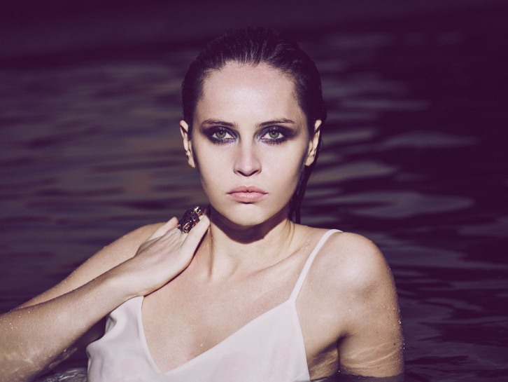 Felicity Jones buttocks are visible