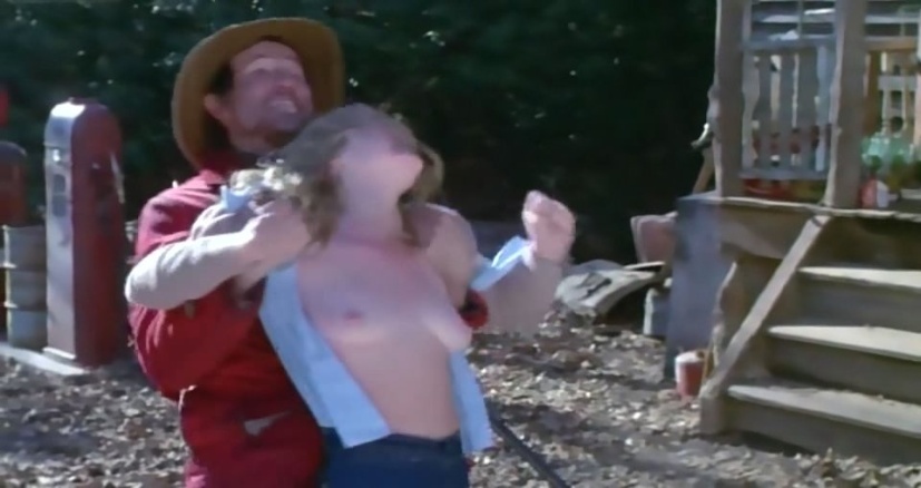 Gina Dick buttocks are visible