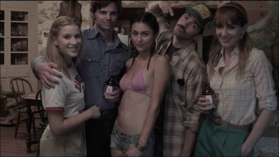 Hannah Landberg buttocks are visible