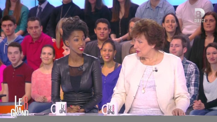 Hapsatou Sy in a short skirt breasts Hapsatou Sy in a short skirt breasts