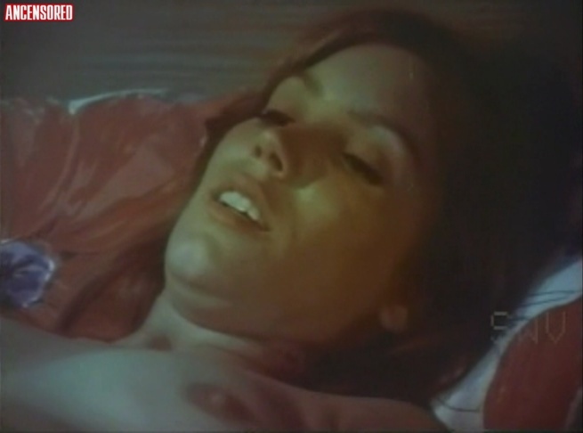 Jan Mitchell in a skirt