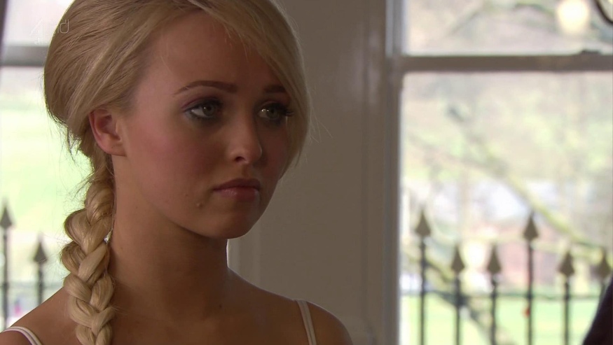 Jorgie Porter in a short skirt breasts 25
