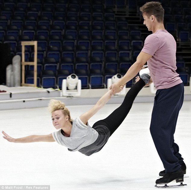 Jorgie Porter in a short skirt breasts 44