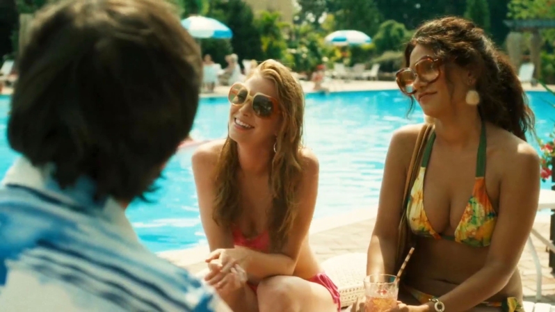 Kati Sharp in a short skirt breasts