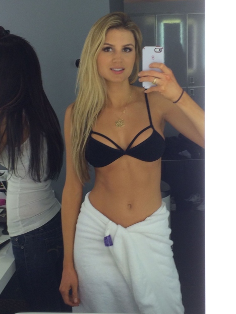 Krystal Gable no panties 54