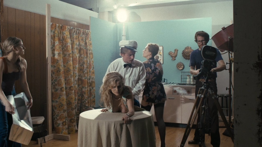 Larisa Polonsky in a short skirt breasts