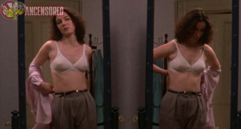 Linda Griffiths in lingerie