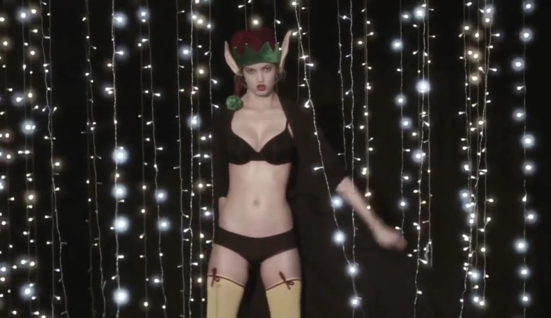 Lindsey Wixson in lingerie