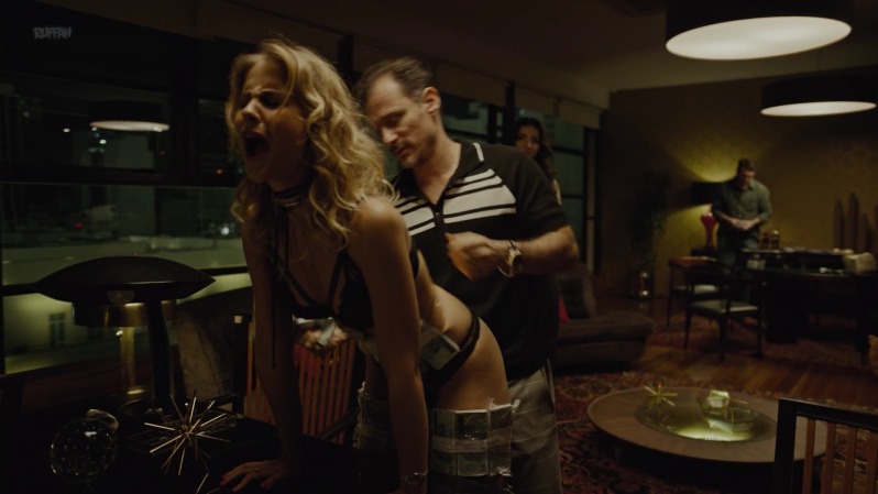 Louise Clos buttocks are visible