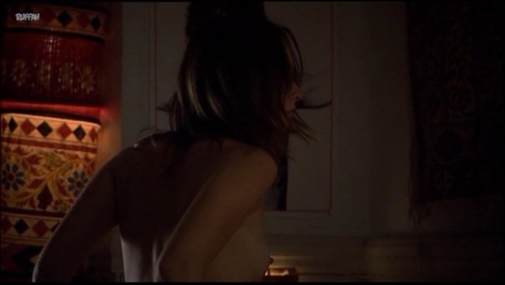 Lykke Sand in lingerie