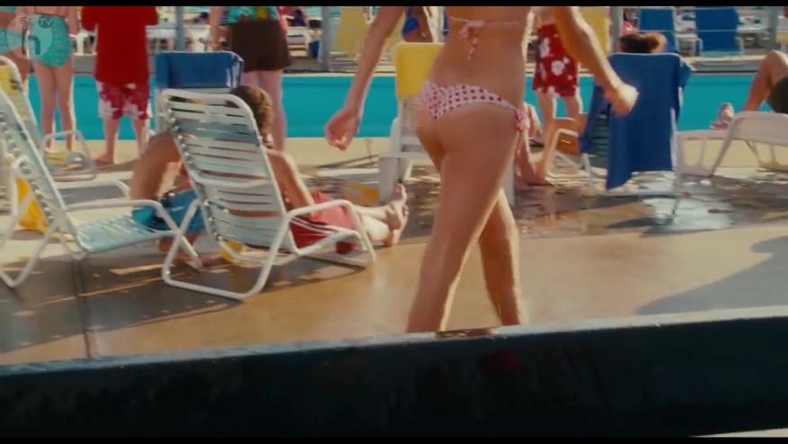 Madison Riley in a skirt