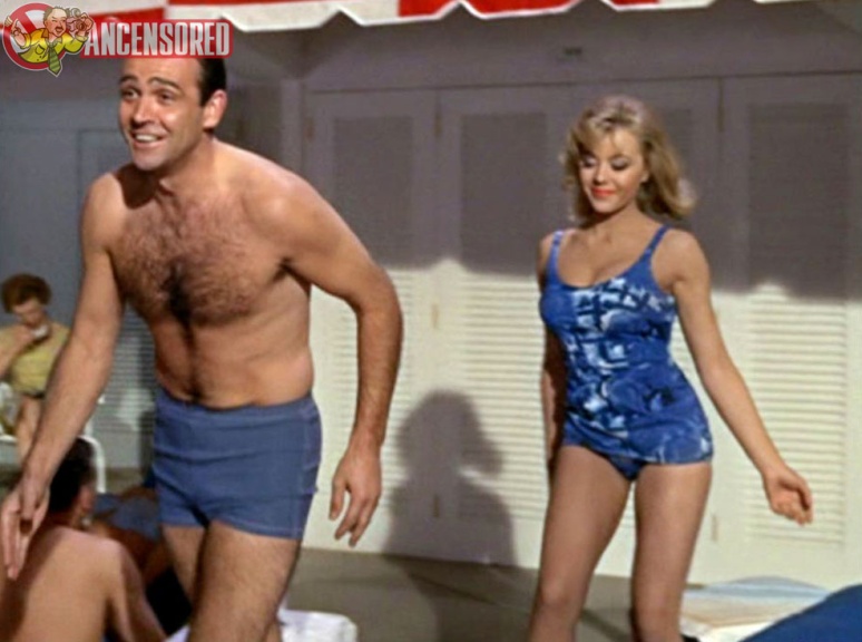 Margaret Nolan naked breasts 96