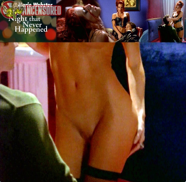 Marie Webster in lingerie