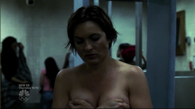 Mariska Hargitay in a short skirt breasts 44