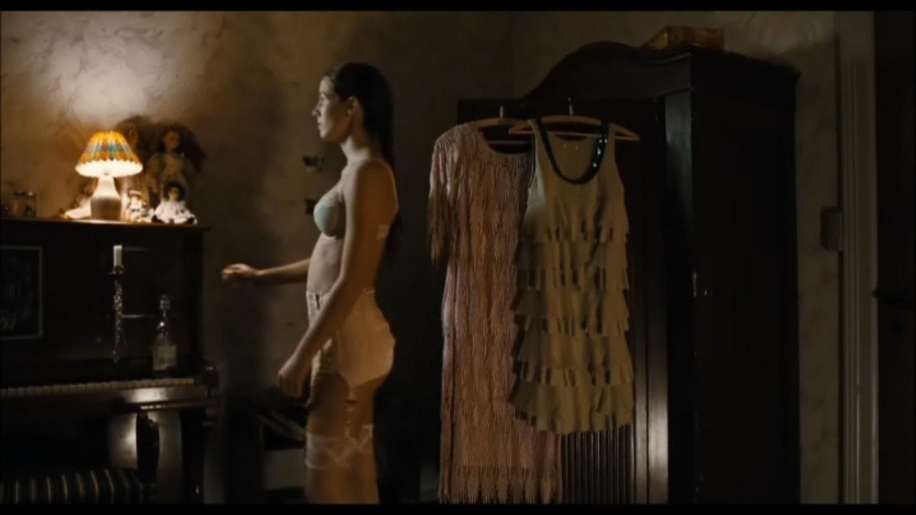 Marta Holm in lingerie