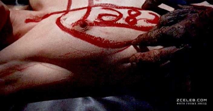 Mia Farrow in a skirt