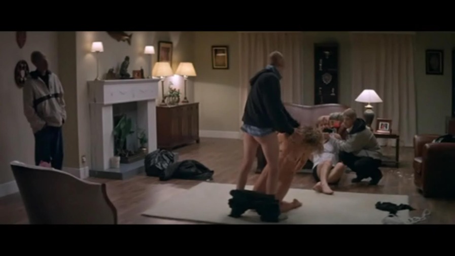 Miranda Wilson in a short skirt breasts