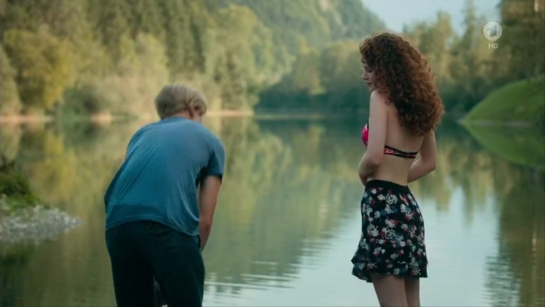 Nadja Sabersky buttocks are visible Nadja Sabersky buttocks are visible