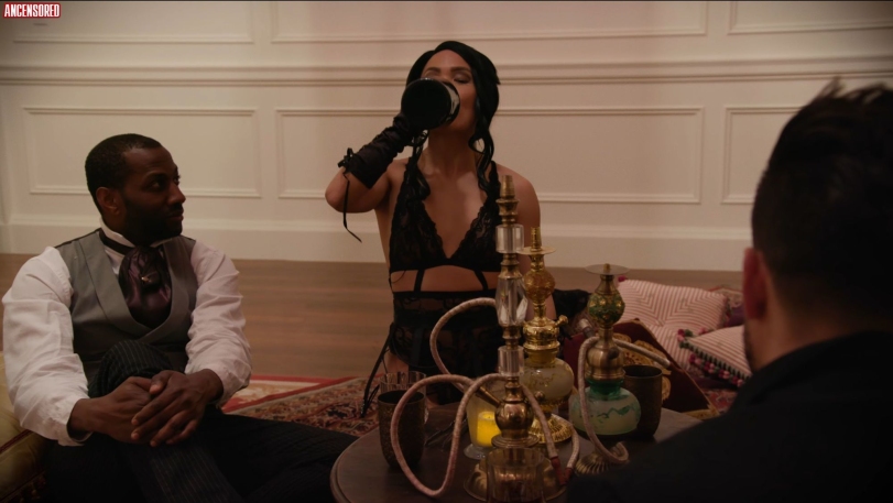 Nikki SooHoo boobs are visible