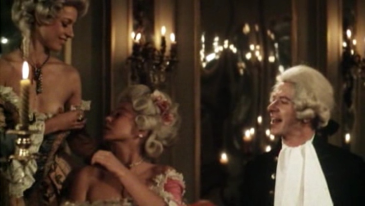 Sandra Atia in a short skirt breasts