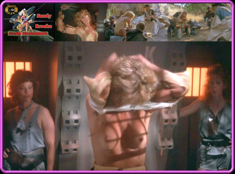 Sandy Brooke no panties