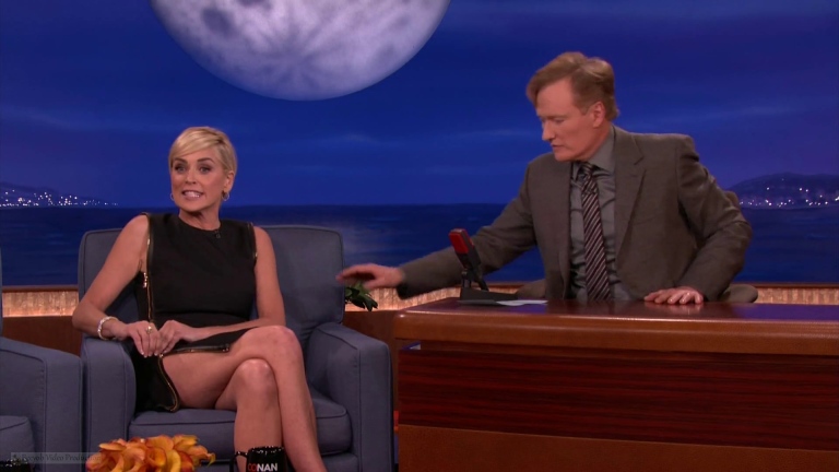 Sharon Stone buttocks are visible