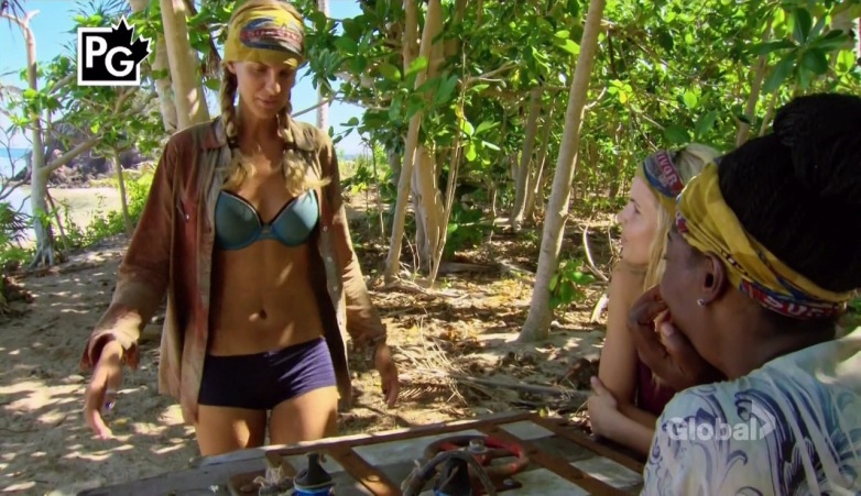 Sierra Thomas buttocks are visible