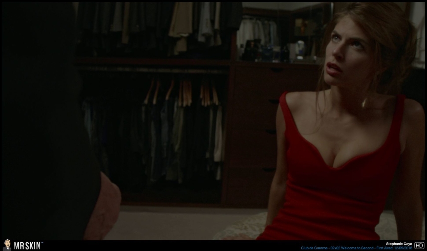 Stephanie Cayo in a short skirt breasts 16