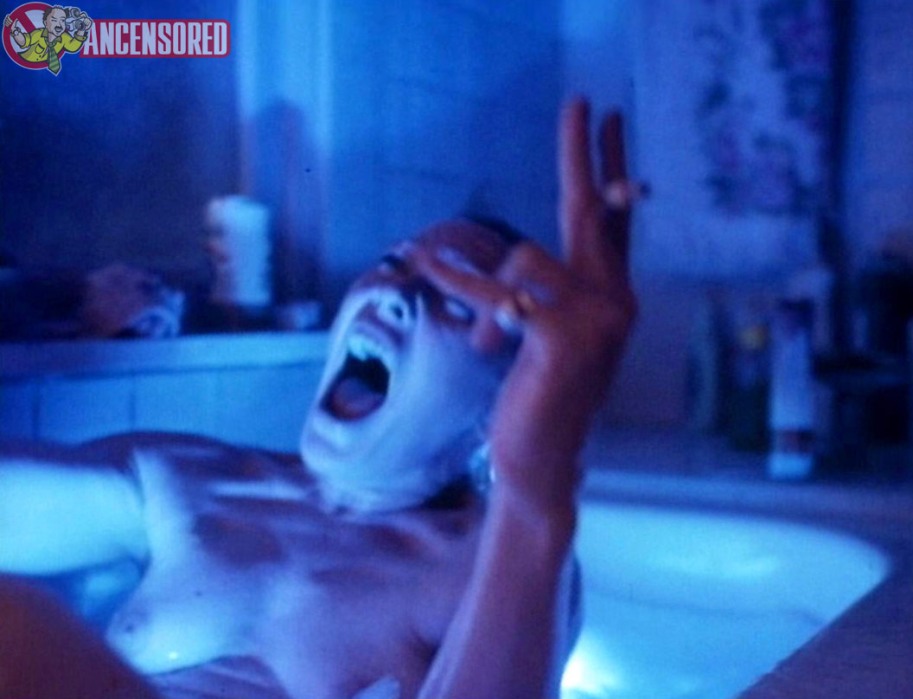 Susan Tyrrell in a skirt