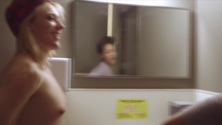 Sydney Black boobs are visible