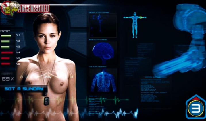 Tanya Van Graan boobs are visible