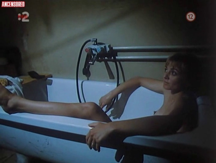 Veronika Zilkova in a skirt