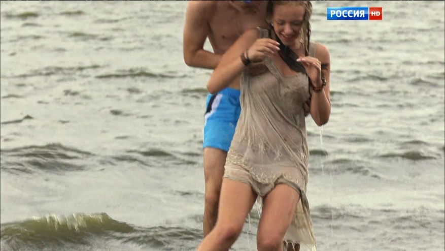 Victoria Agalakova in a skirt 95