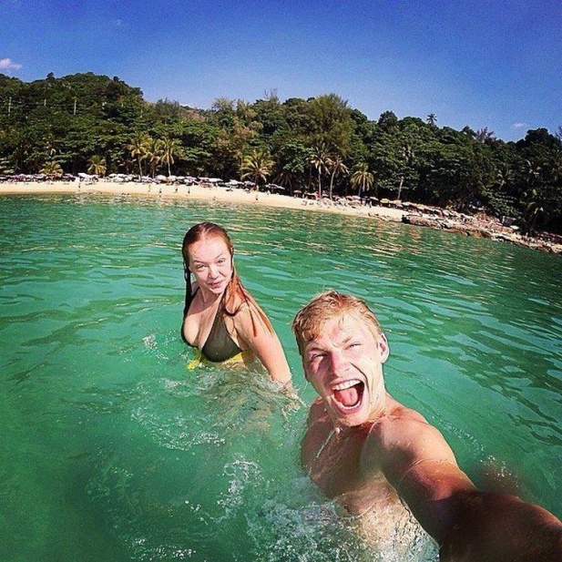 Victoria Agalakova stockings 99