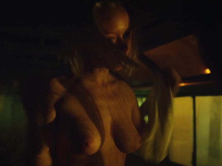 Victoria Agalakova stockings