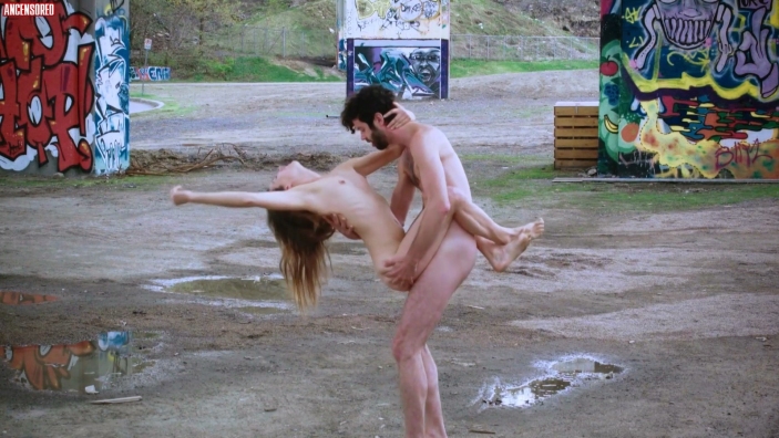 Viola Von Scarpatetti in a short skirt breasts 84